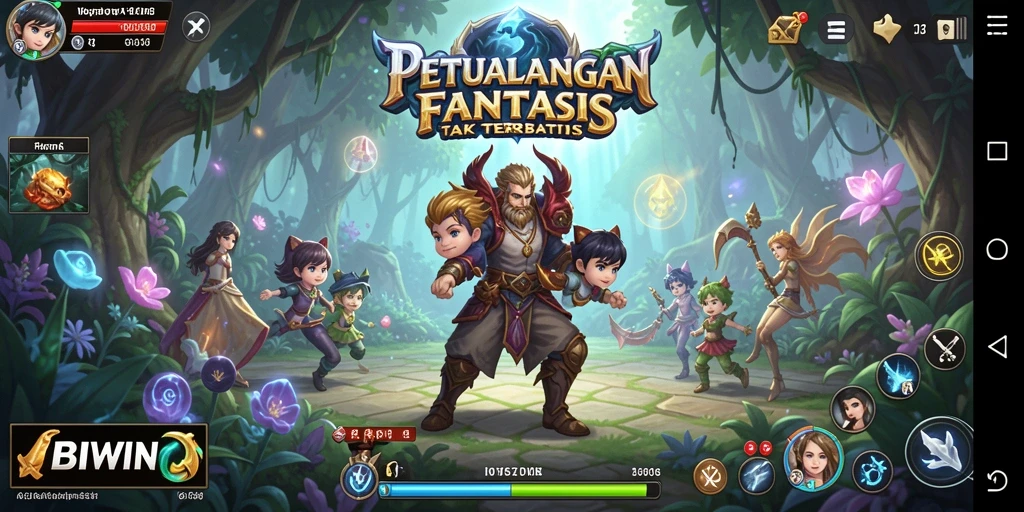 Screenshot menampilkan aksi seru dalam gameplay RPG.