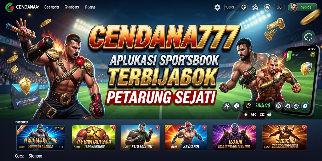 Tampilan gameplay CENDANA777 menampilkan taruhan olahraga yang seru.