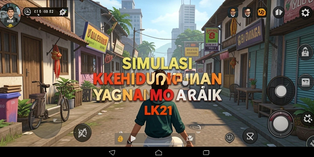 Tampilan gameplay LK21 yang menarik dan realistis dalam simulasi kehidupan.
