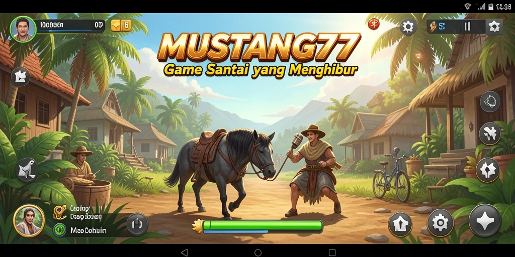 Gameplay menarik MUSTANG77 yang penuh warna dan seru.