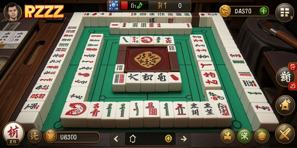 Menampilkan gameplay seru Mahjong di RPZZZ dengan grafik yang menawan.