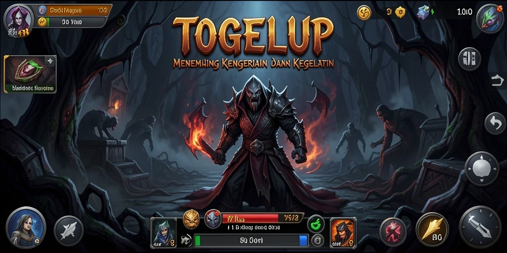 Tampilan gameplay TOGELUP yang mencekam dan penuh ketegangan.