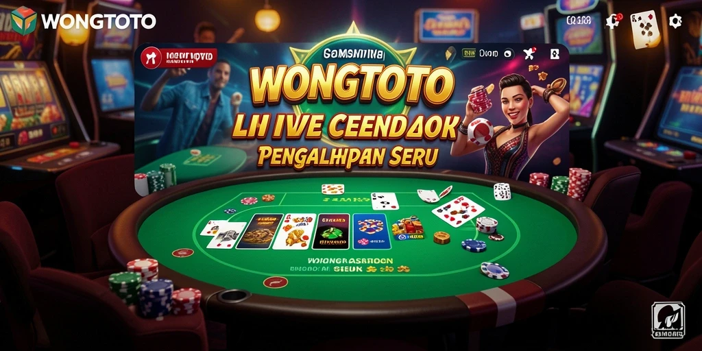 Tampilan gameplay Live Casino yang menarik di WONGTOTO.